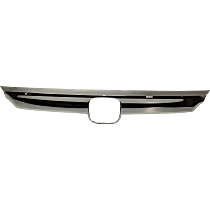 Grille Trim, Center, Black, Sport Model