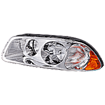 Driver Side Halogen Headlight, With bulb(s)