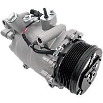 A/C Compressor, 7 Groove; Trse09, With Clutch, 7-Groove Pulley, 4 Cyl 2.3L - 