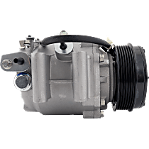 A/C Compressor, 6 Groove; Trse09, With Clutch, 10-Groove Pulley, 4 Cyl 1.8L - 