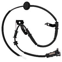 Speed Sensor Harness, 2 Male Connectors, 2 Female Blade Terminals