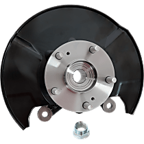 Front, Passenger Side Loaded Knuckle, With Backing Plate, With Bearing