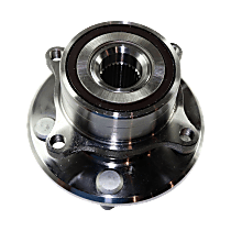 Front, Driver or Passenger Side Wheel Hub, With Bearing, 5 x 4.72 in. Bolt Pattern