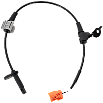 Rear, Passenger Side ABS Speed Sensor, Wheel Mounted