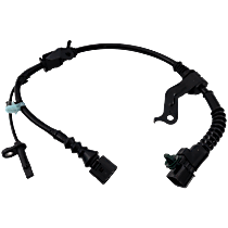 Rear, Driver Side ABS Speed Sensor, Coupe