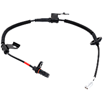 Rear, Passenger Side ABS Speed Sensor, Spindle Mounted