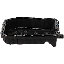 Transmission Pan - Natural, Aluminum, Stock Depth, Direct Fit, Sold individually