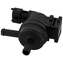 Vapor Canister Purge Valve, 2-Blade Terminal, 2 Vacuum Connectors, Plastic Material