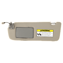 Sun Visor, Gray, Sold Individually