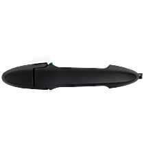 Front, Passenger Side Primed Exterior Door Handle, Without Key Hole, For Models Without Smart Entry System