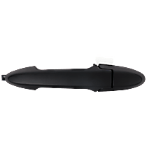 Front, Driver Side Primed Exterior Door Handle, Without Key Hole, For Models Without Smart Entry System