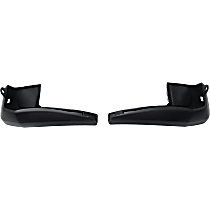 Rear, Driver and Passenger Side Mud Flaps, Black