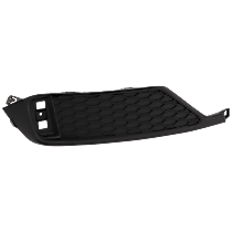 Rear, Passenger Side Bumper Trim, Coupe, Black