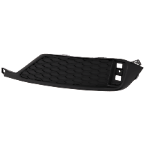 Rear, Driver Side Bumper Trim, Coupe, Black