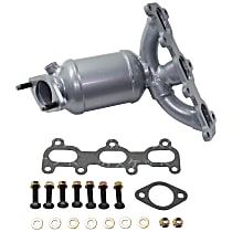 Front, Passenger Side (Firewall Side) Catalytic Converter, Federal EPA, 46-State Cannot ship to/used in vehicles purchased in CA/CO/NY/ME, Firewall Side, 2.7L Engine
