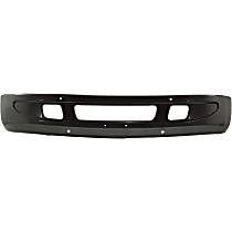 Front Bumper, Silver, With Small Tow Hook Hole, Base Model