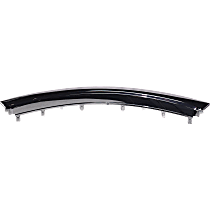 Front, Lower Bumper Grille, Chrome