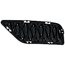 Front, Passenger Side Bumper Grille, Black