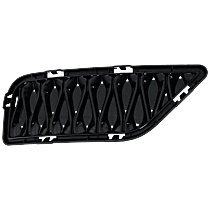 Front, Driver Side Bumper Grille, Black