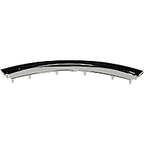 Front, Lower Bumper Trim, For Models Without Collision Warning, Chrome