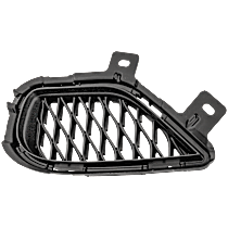 Front, Passenger Side Bumper Trim, Textured Black
