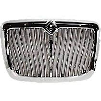 Driver Side Grille Assembly, Chrome Shell and Insert