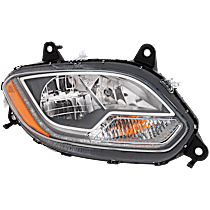 Passenger Side Headlight, with Bulb, Halogen, Clear Lens, Base Model