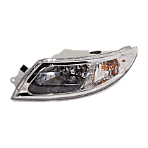 Driver Side Headlight, with Bulb, Halogen, Clear Lens, Base Model