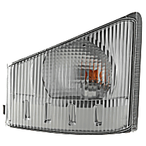 Front, Passenger Side Turn Signal Light, With bulb(s)