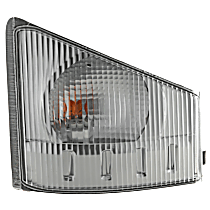 Front, Driver Side Turn Signal Light, With bulb(s)
