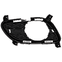 Front, Driver Side, Inner Fog Light Trim, Textured Black