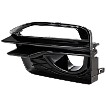 Front, Driver Side Fog Light Trim, Chrome, Red Sport/(Hybrid (Sport Type)/Sport Models