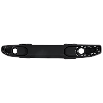 Front Bumper, Textured Black, For Models with Molded Bumper and Type 1 Bumper, CAPA Certified