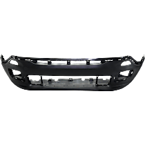 Front, Lower Bumper Cover, Textured, With Park Sensor, Headlight Washer Holes and Fog Light Holes