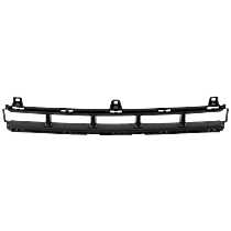 Front, Upper Bumper Grille, Textured Black