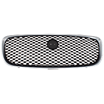 Grille Assembly, Chrome Shell with Painted Black Insert