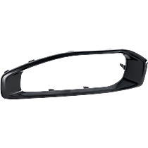 Front, Driver Side Bumper Trim, For Models With Molded Type Bumper, Black