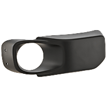 Front, Passenger Side Fog Light Trim, Textured Black