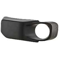 Front, Driver Side Fog Light Trim, Textured Black