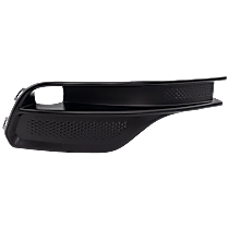 Front, Passenger Side Fog Light Trim, Textured Black, For Models with Mopar Light Bar