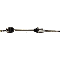 Front, Passenger Side Axle Assembly, Four Wheel Drive, New, 4WD