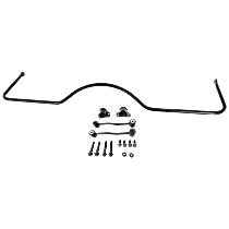 Rear Sway Bar Kit, Black, Steel, 14 mm Diameter, includes Brackets, Bushings and Hardware