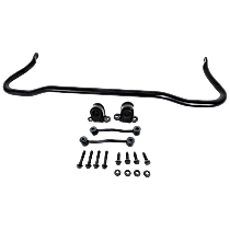 Front Sway Bar Kit, Steel, 1.18 in., No, Black