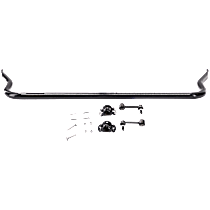 Front Sway Bar Kit, Steel, 1.22 in., No, Black