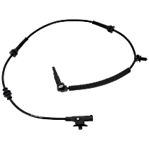 Front, Driver or Passenger Side ABS Speed Sensor, Wheel Mounted, For Models With Standard Suspension