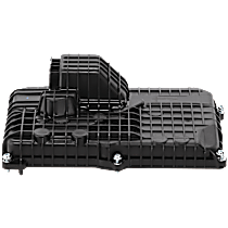 Transmission Pan - Natural, Aluminum, Stock Depth, Direct Fit, Sold individually