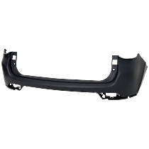 Rear, Upper Primed Bumper Cover, For Models Without Park Assist System, CAPA Certified