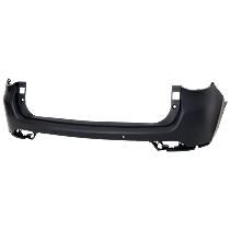 Rear, Upper Primed Bumper Cover, For Models With Park Assist System, Without Blind Spot Sensor