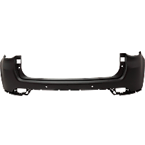 Rear, Upper Primed Bumper Cover, For Models With Park Assist System and Blind Spot Sensor