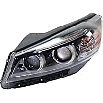 Driver Side HID/Xenon Headlight, With bulb(s), OE Replacement